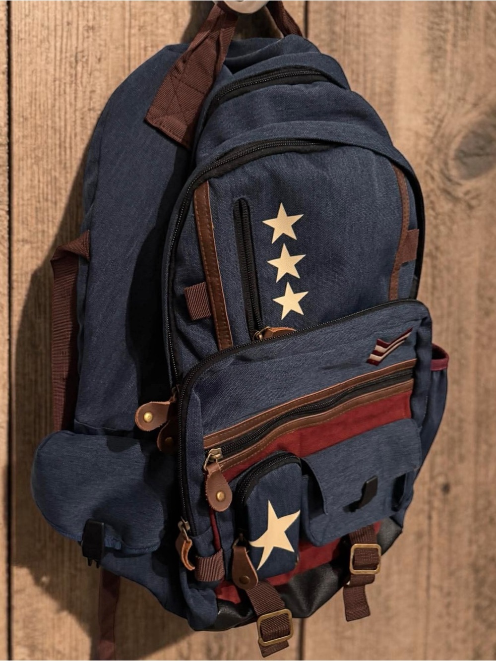 Vintage RARE AVENGERS Captain America backpack lots of storage LIKE NEW